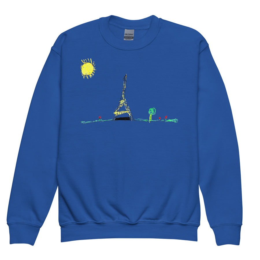 Kids Paris Crewneck Sweatshirt